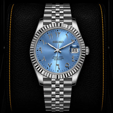 SKL Baby Blue Arabic Dial