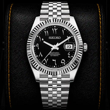 SKL Black Arabic Dial