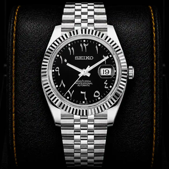 SKL Black Arabic Dial