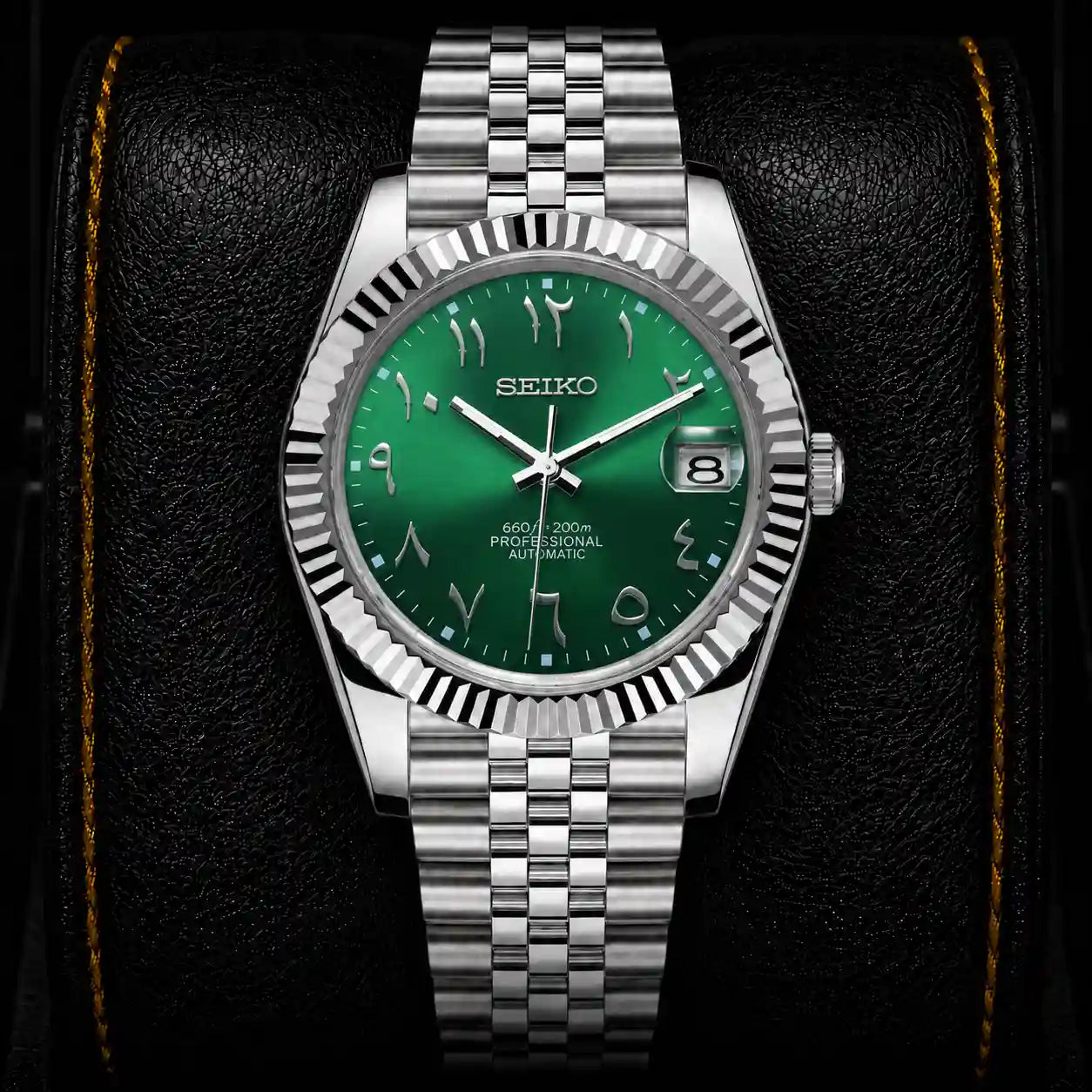 SKL Green Arabic Dial