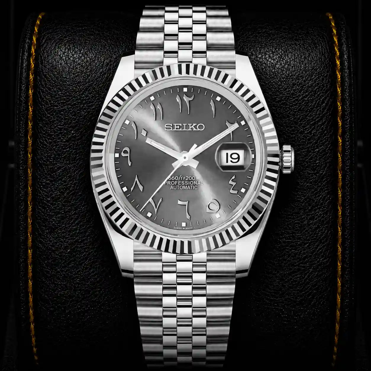 SKL Grey Arabic Dial