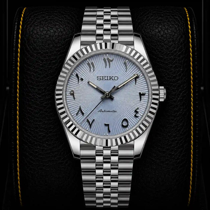 SKL Light Blue Arabic Dial