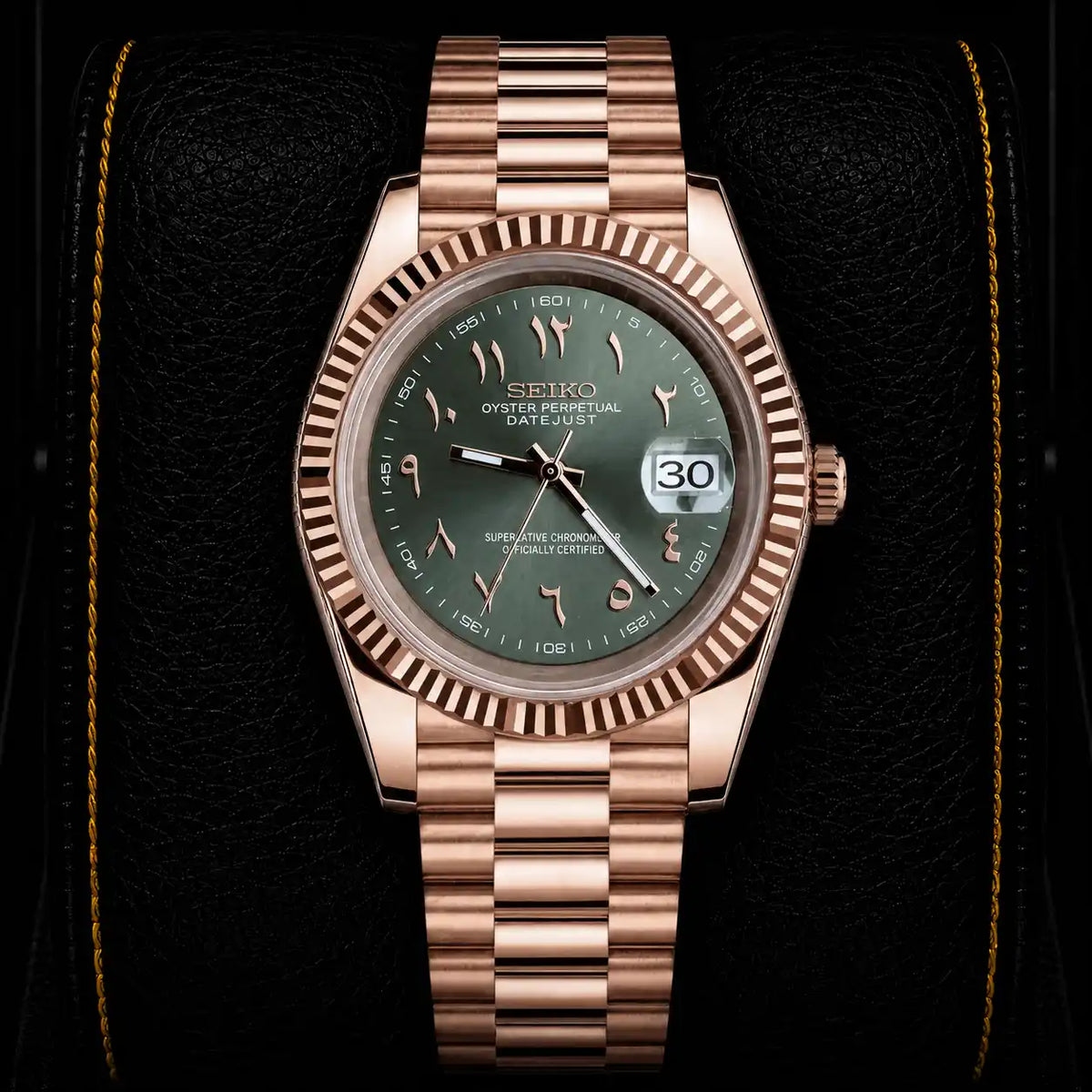SKL Gold Olive Arabic Dial