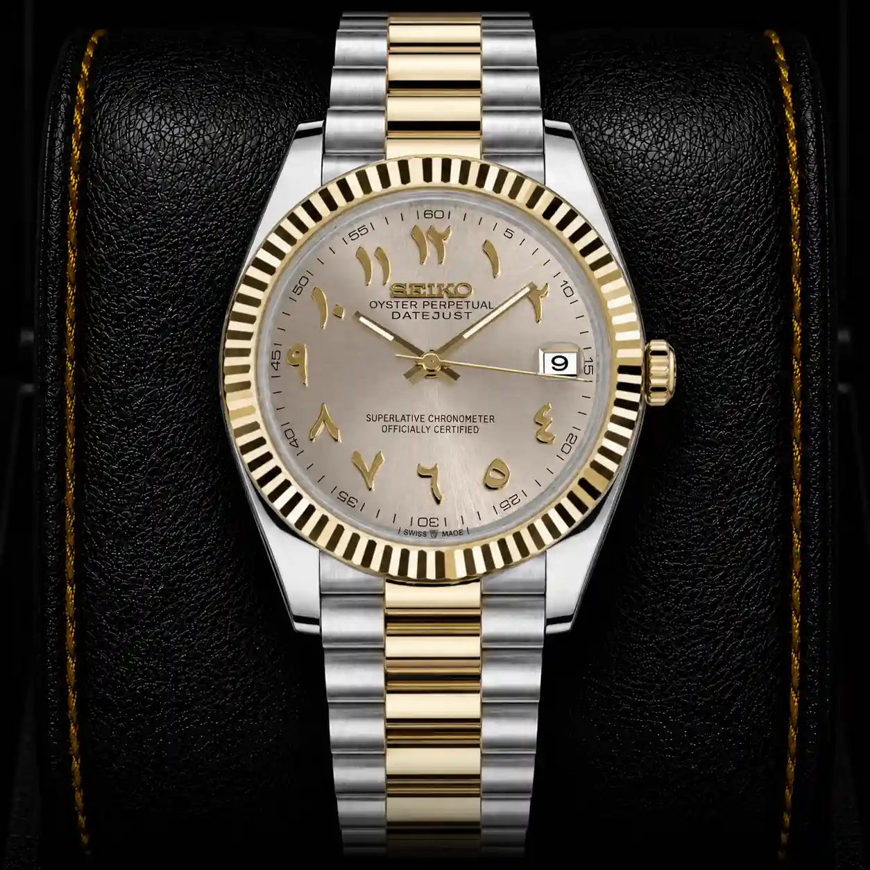 SKL Gold Pearl Arabic Dial