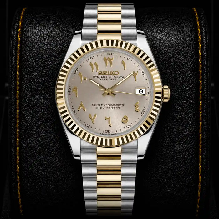 SKL Gold Pearl Arabic Dial