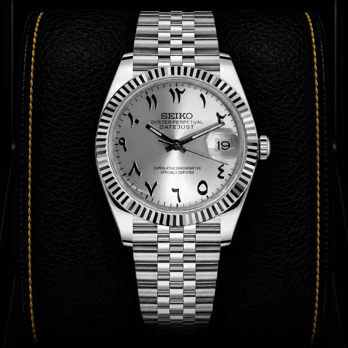 SKL White Arabic Dial
