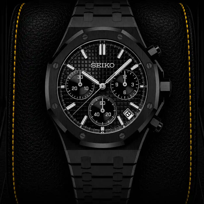 SKL Royal Chrono Black Textured