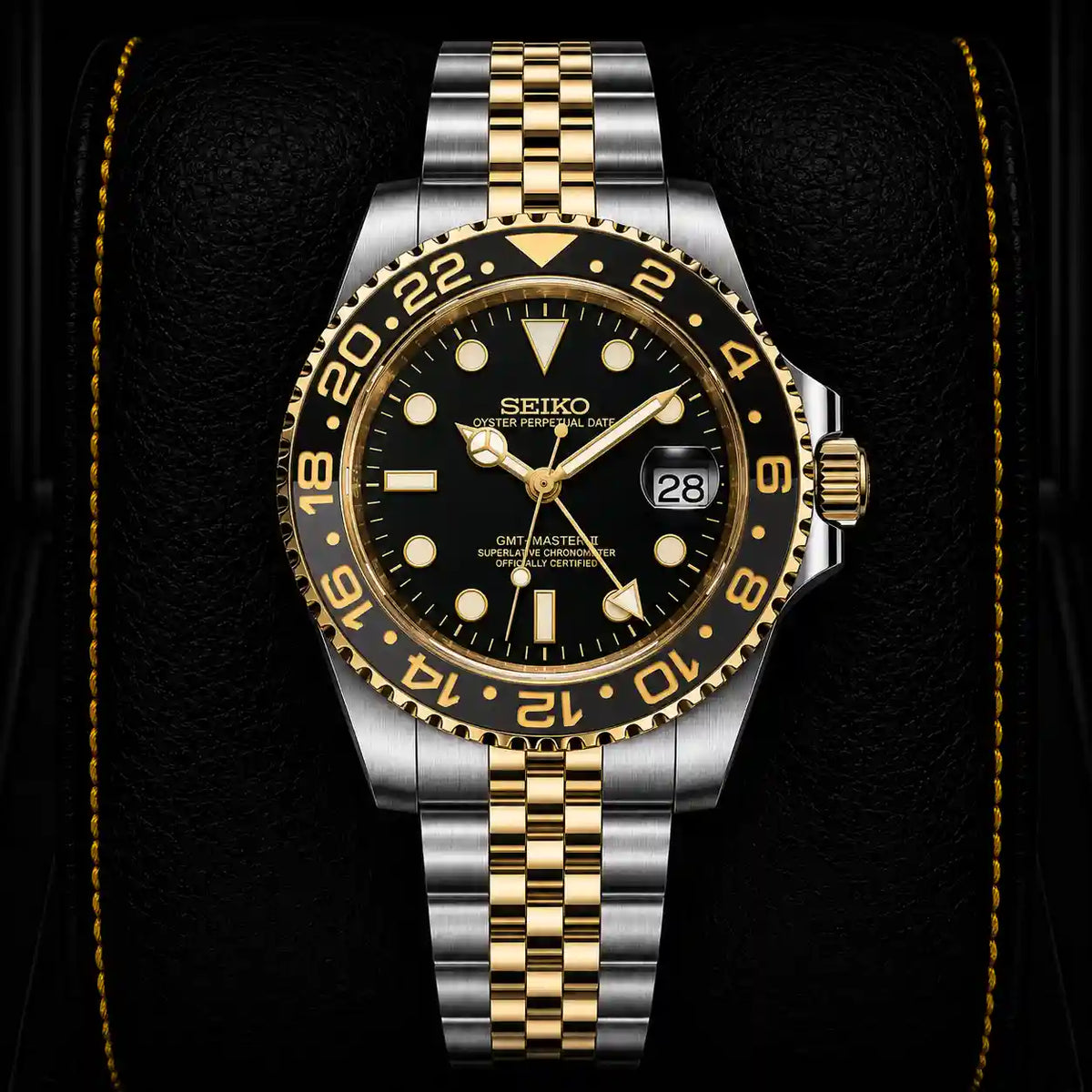 SKL GMT TwoTone Gold Black