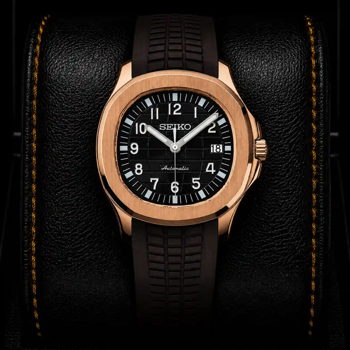 SKL Aqua Rose Gold Black